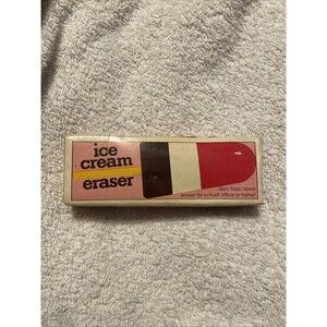 Vintage Ice Cream eraser NIB